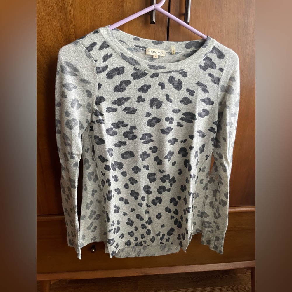 Rebecca Taylor leopard sweater